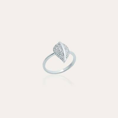 Leaves Diamond Ring