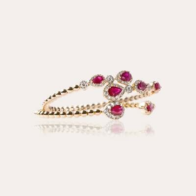 Eternal Diamond Bracelet with Ruby Eternal Diamond Bracelet with Ruby