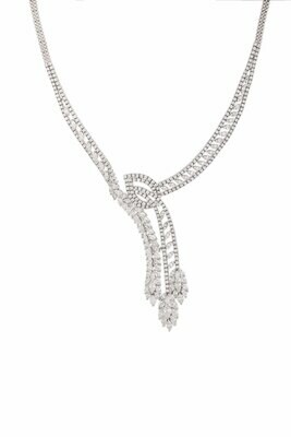 Eternal Diamond Necklace with Marquise and Pear