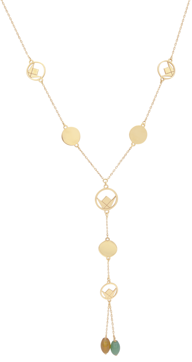 Emblem Gold Necklace