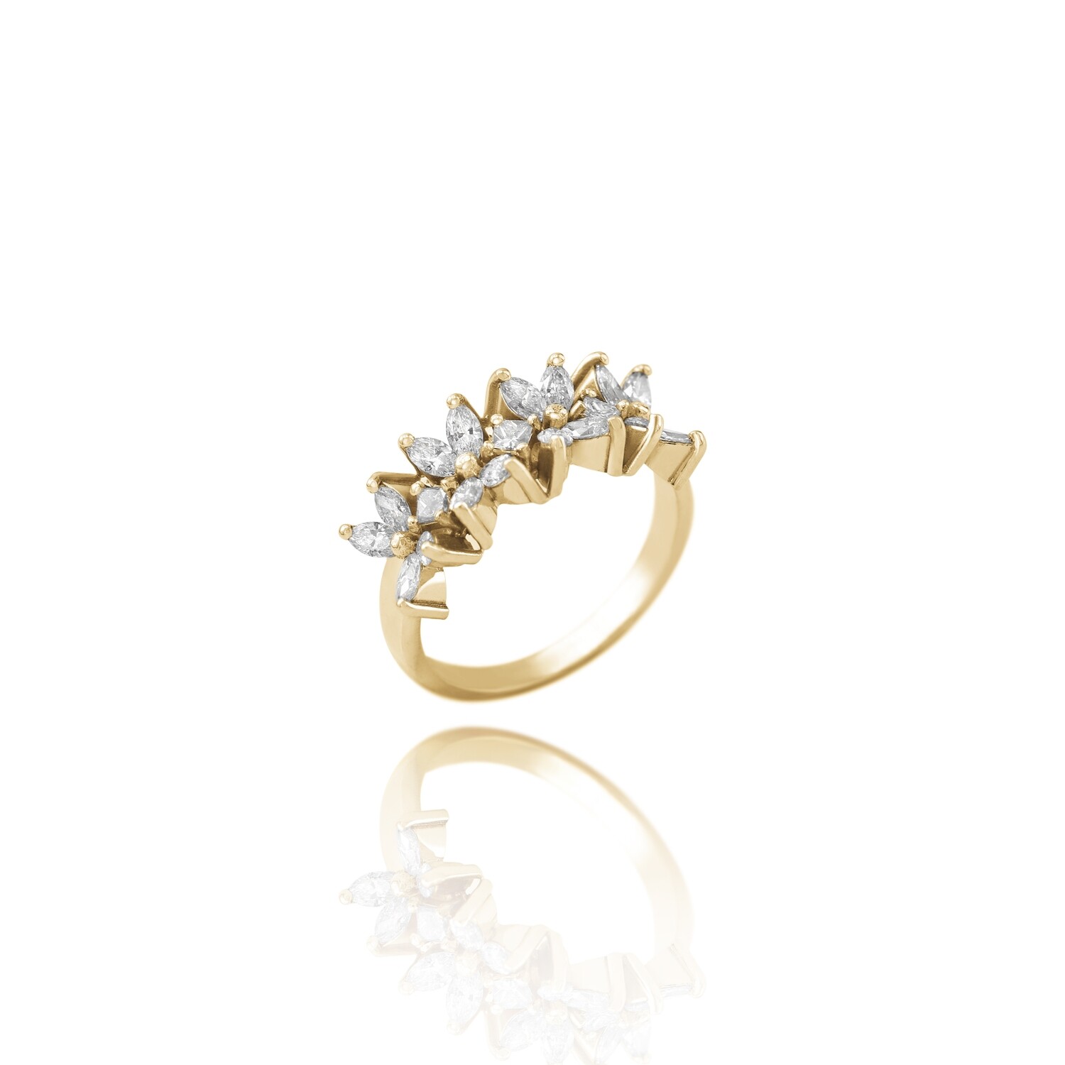 Eternal Diamond Ring with Marquise and Princess
