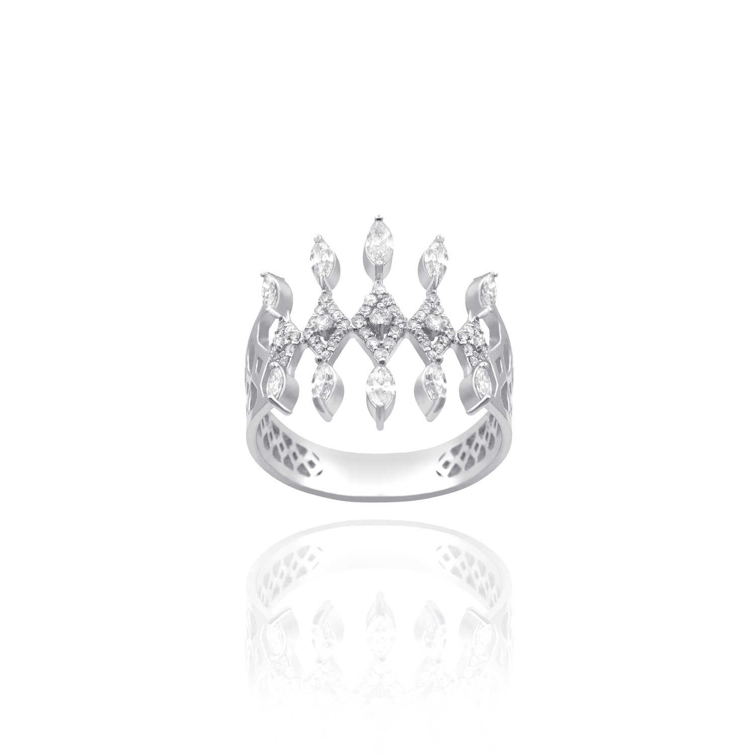 Eternal Diamond Ring with Marquise