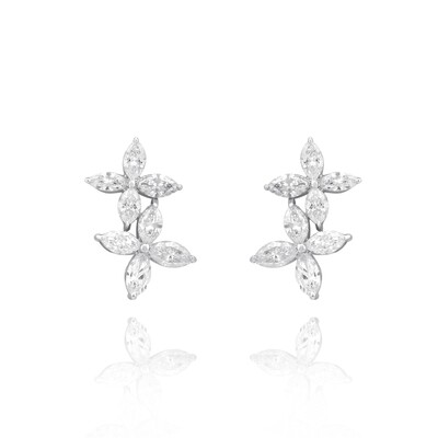 Bridal Marquise Diamond Earrings