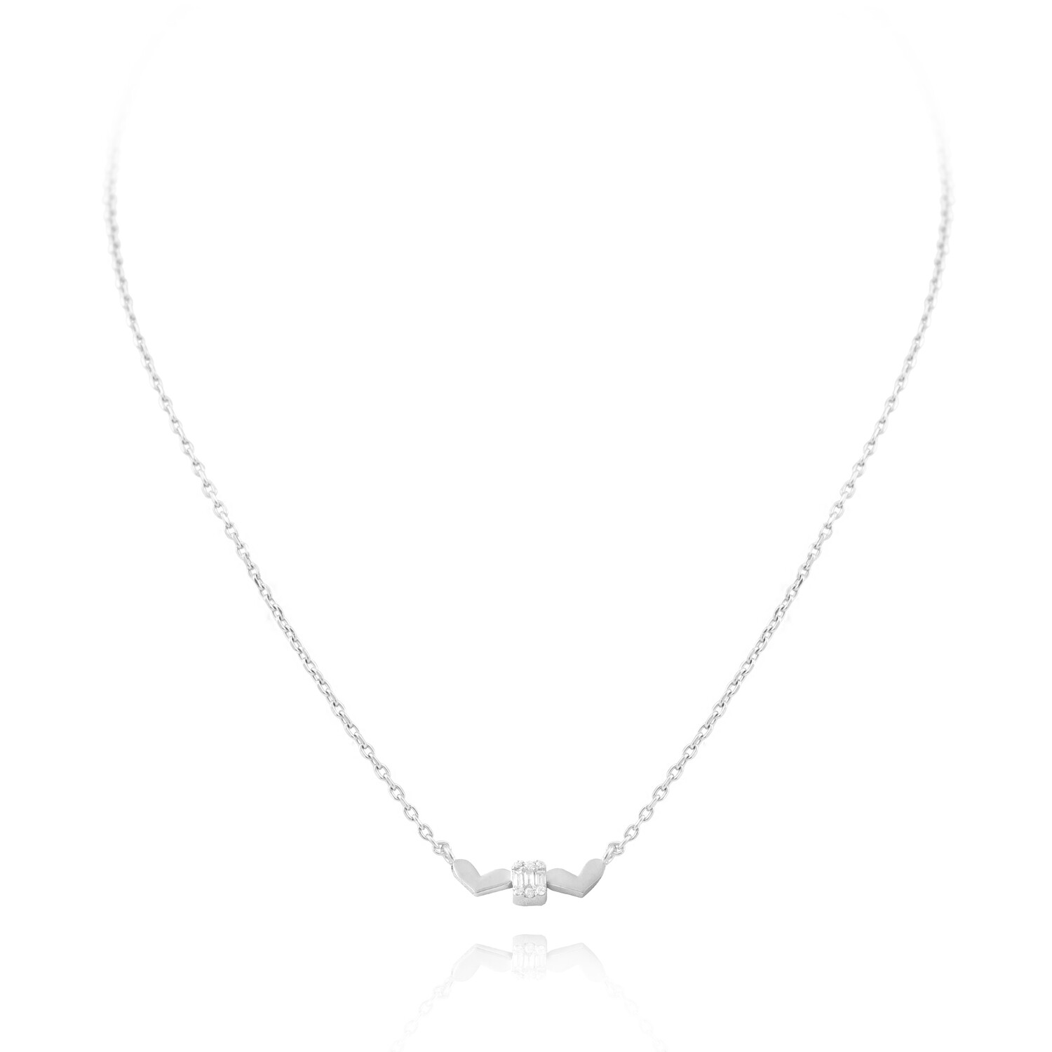 Eternal Diamond Necklace with Baguette
