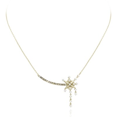 Fairy Tale Diamond Necklace with Fancy Diamond