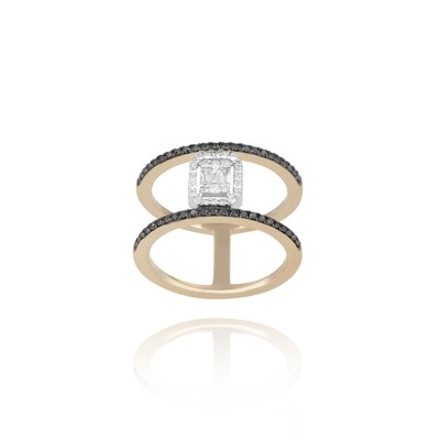 Eternal Diamond Ring with Baguette and Fancy Diamond