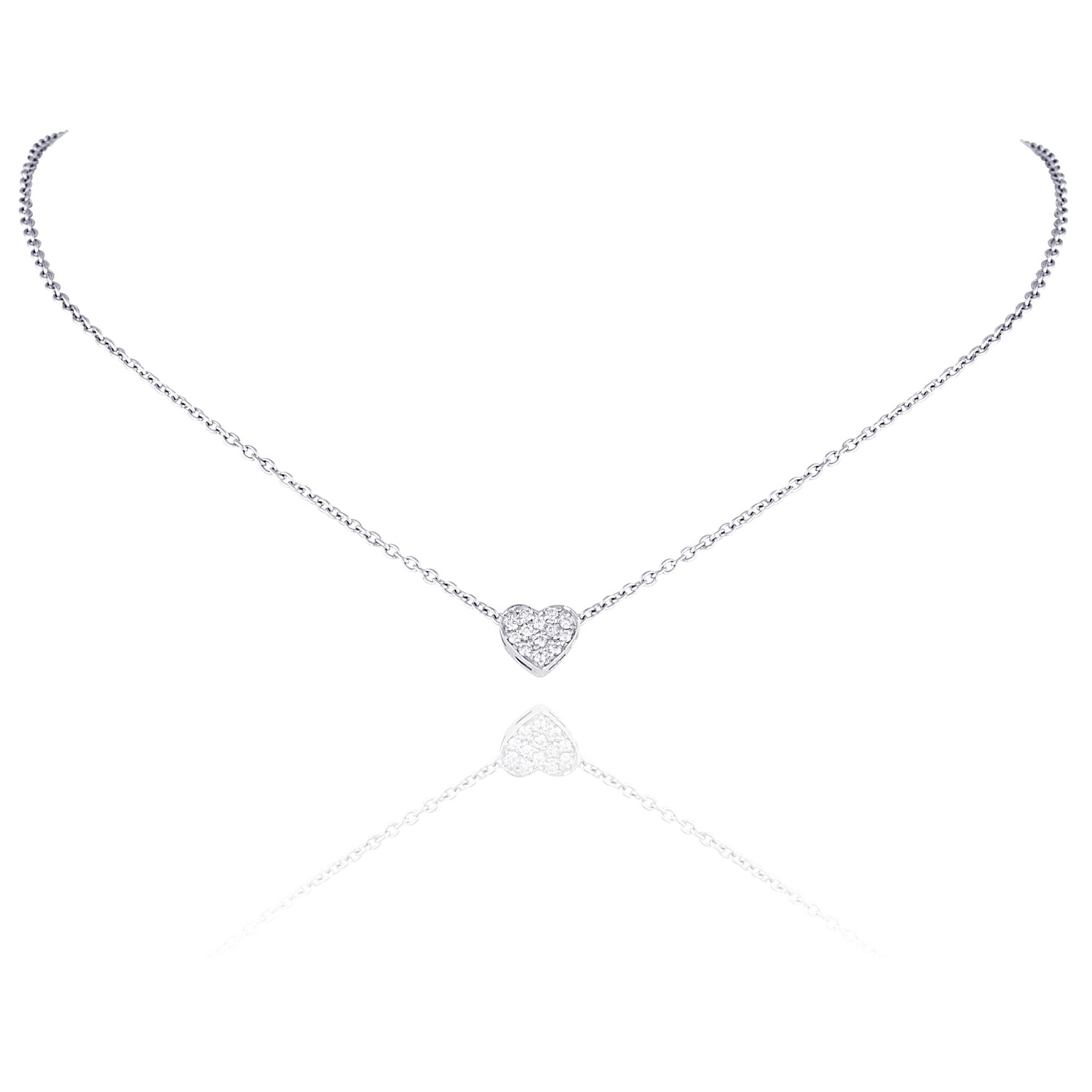Eternal Diamond Heart Necklace