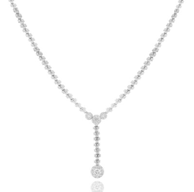 Bridal White Diamond Necklace