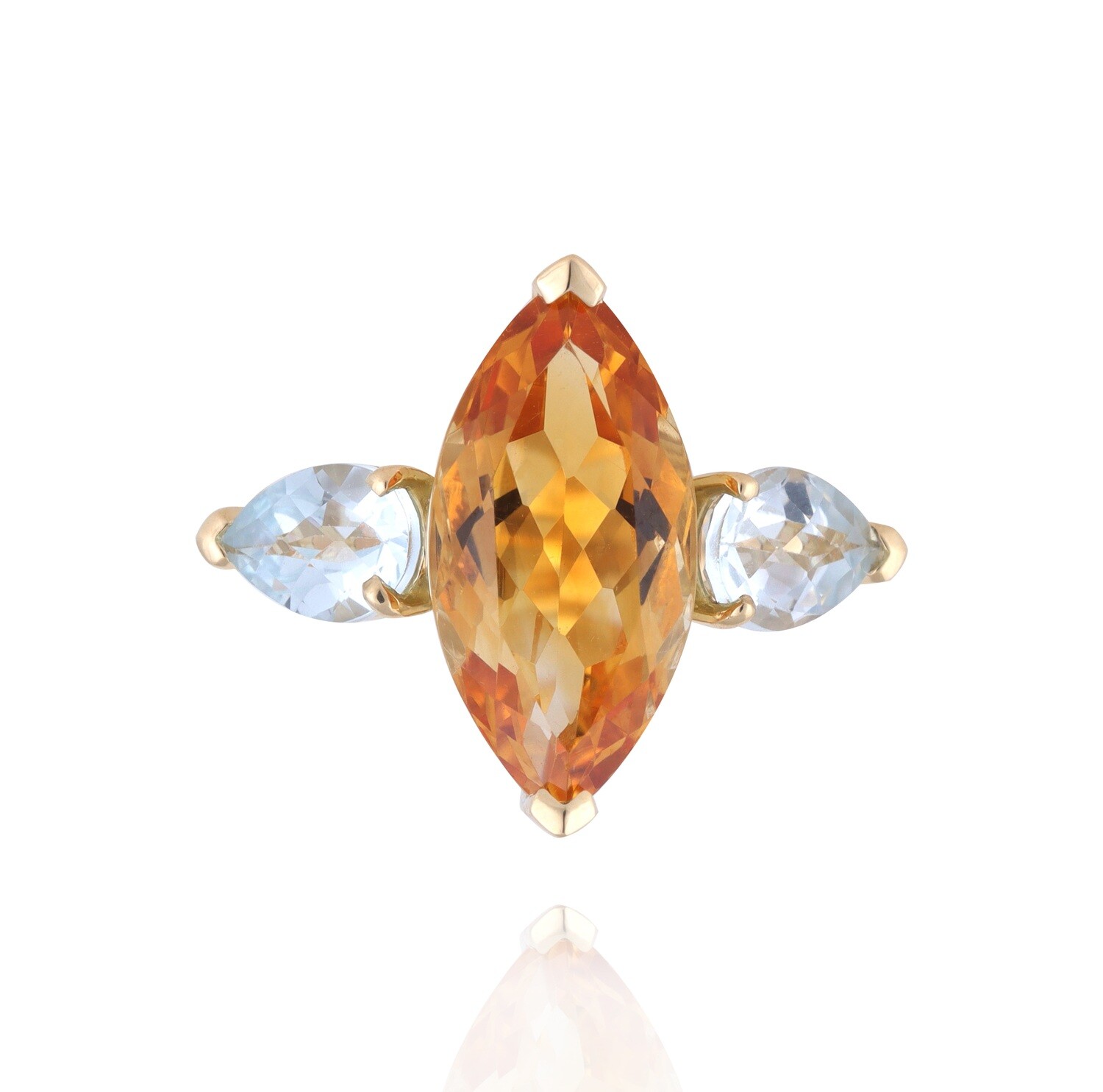 ShineStone Ring with Precious Colors Stones