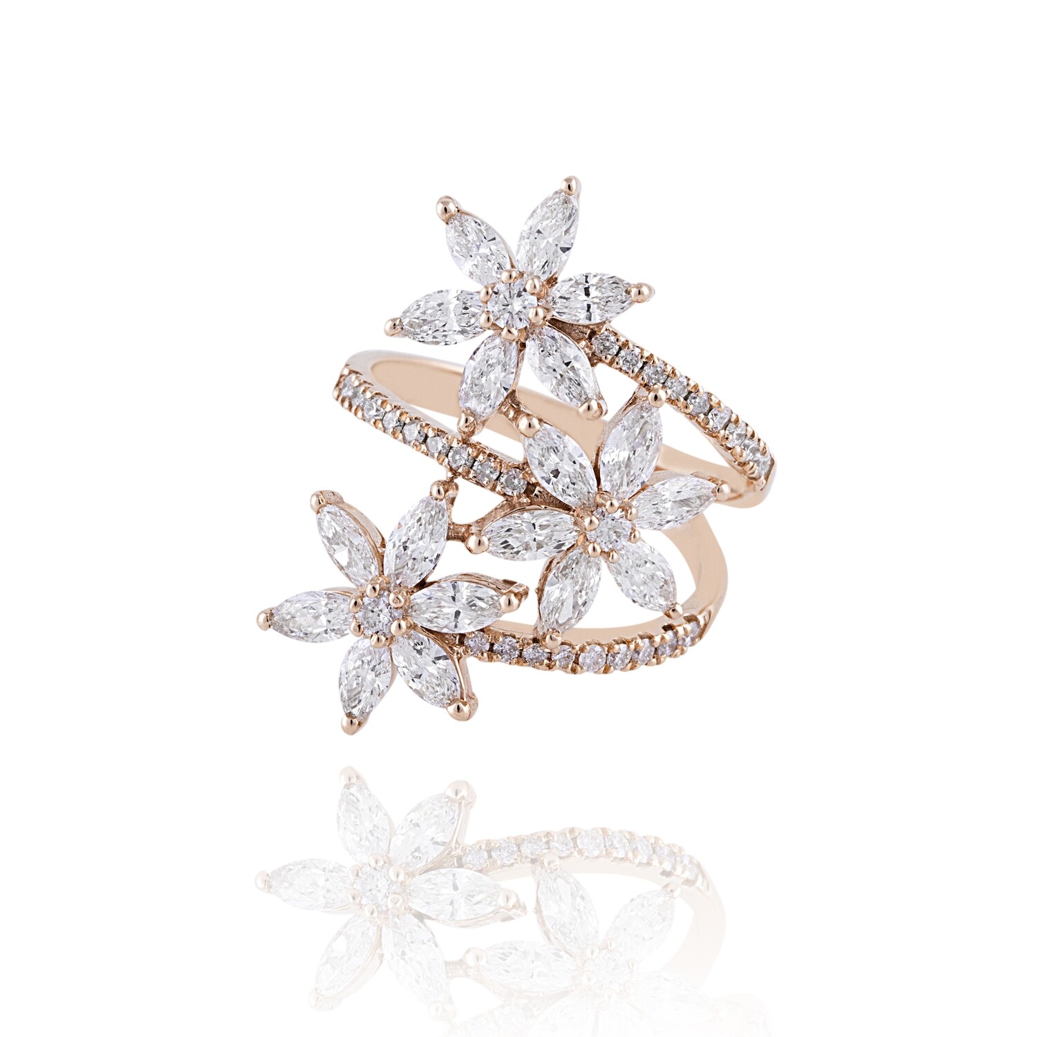 Eternal Diamond Ring with Marquise Diamond