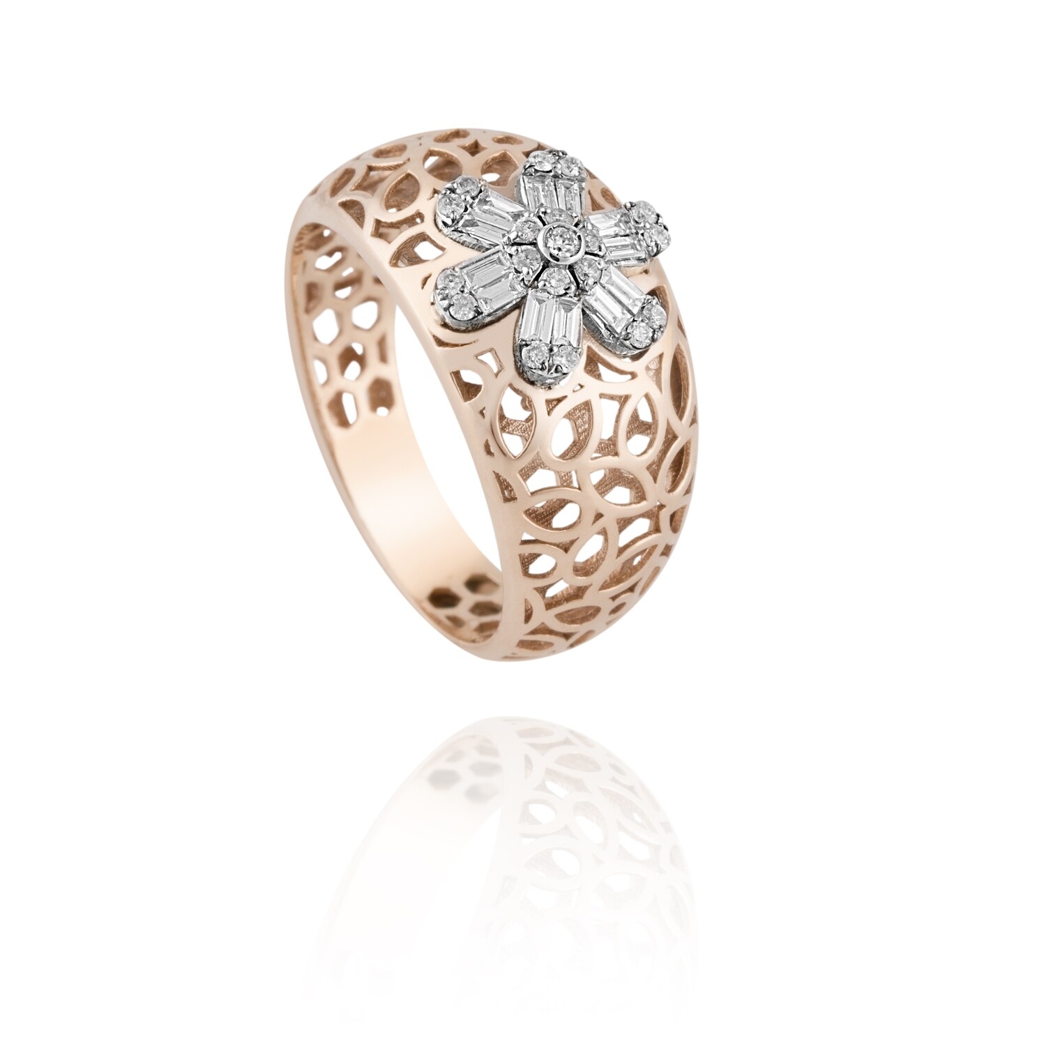 Eternal Diamond Ring with Baguette Diamond
