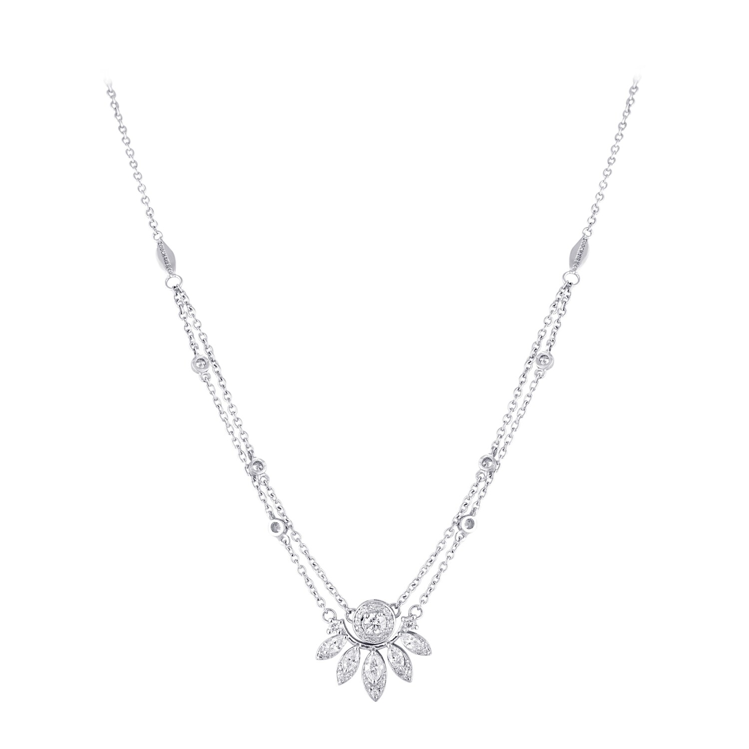 Eternal Diamond Necklace with Marquise Diamond
