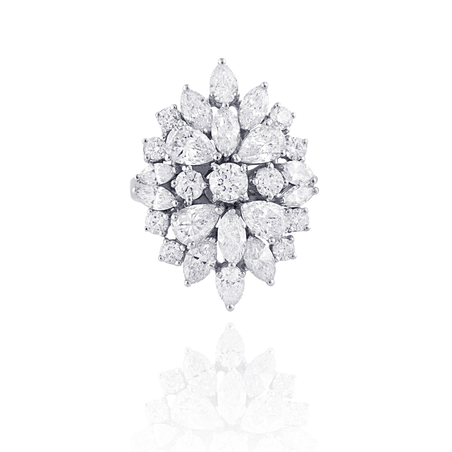 Eternal Diamond Rind with Marquise and Pear Diamond