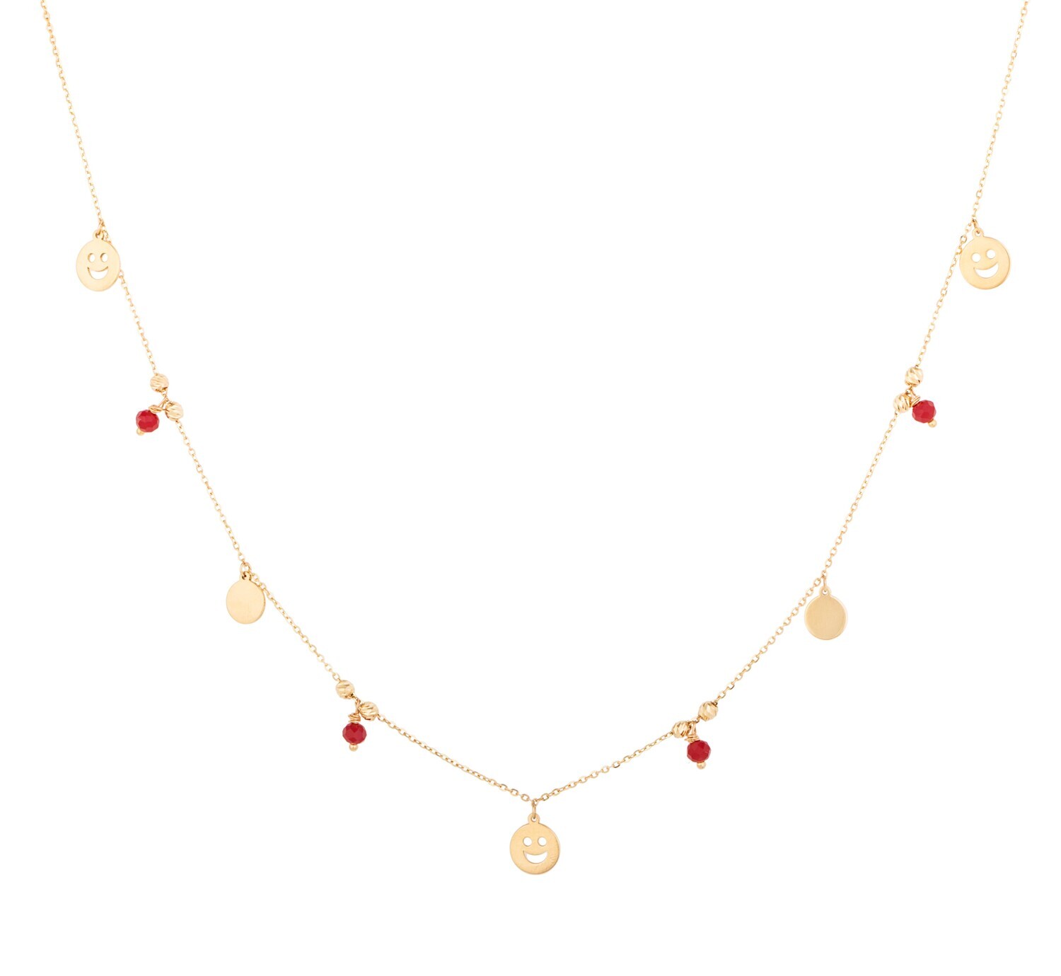 Eternal Gold Necklace Smiley designs