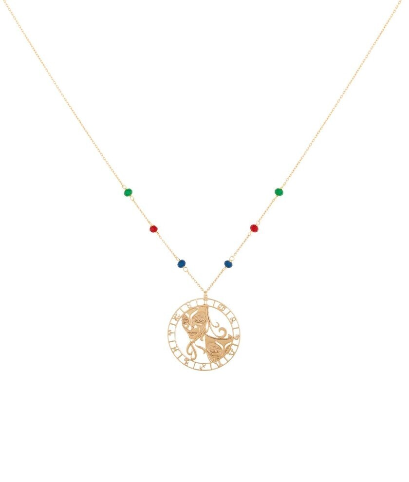 Zodiac Gold Necklace Gemini