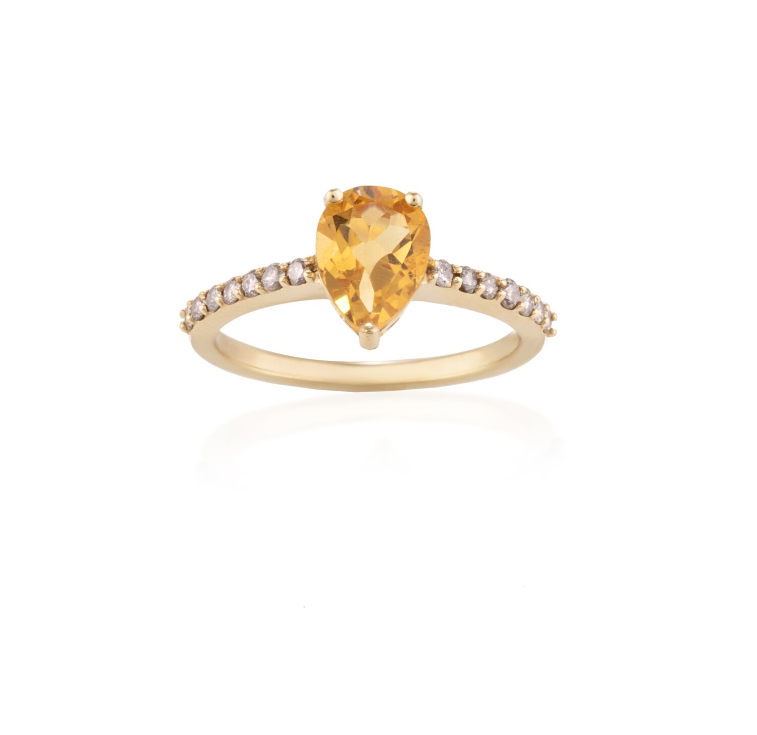 Eternal Fancy Diamond Ring with Precious Stone