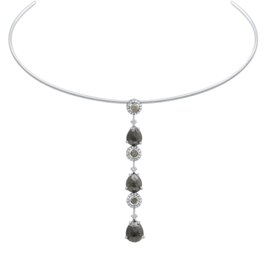 Eternal Diamond Necklace with Fancy Diamond Eternal Diamond Necklace with Fancy Diamond