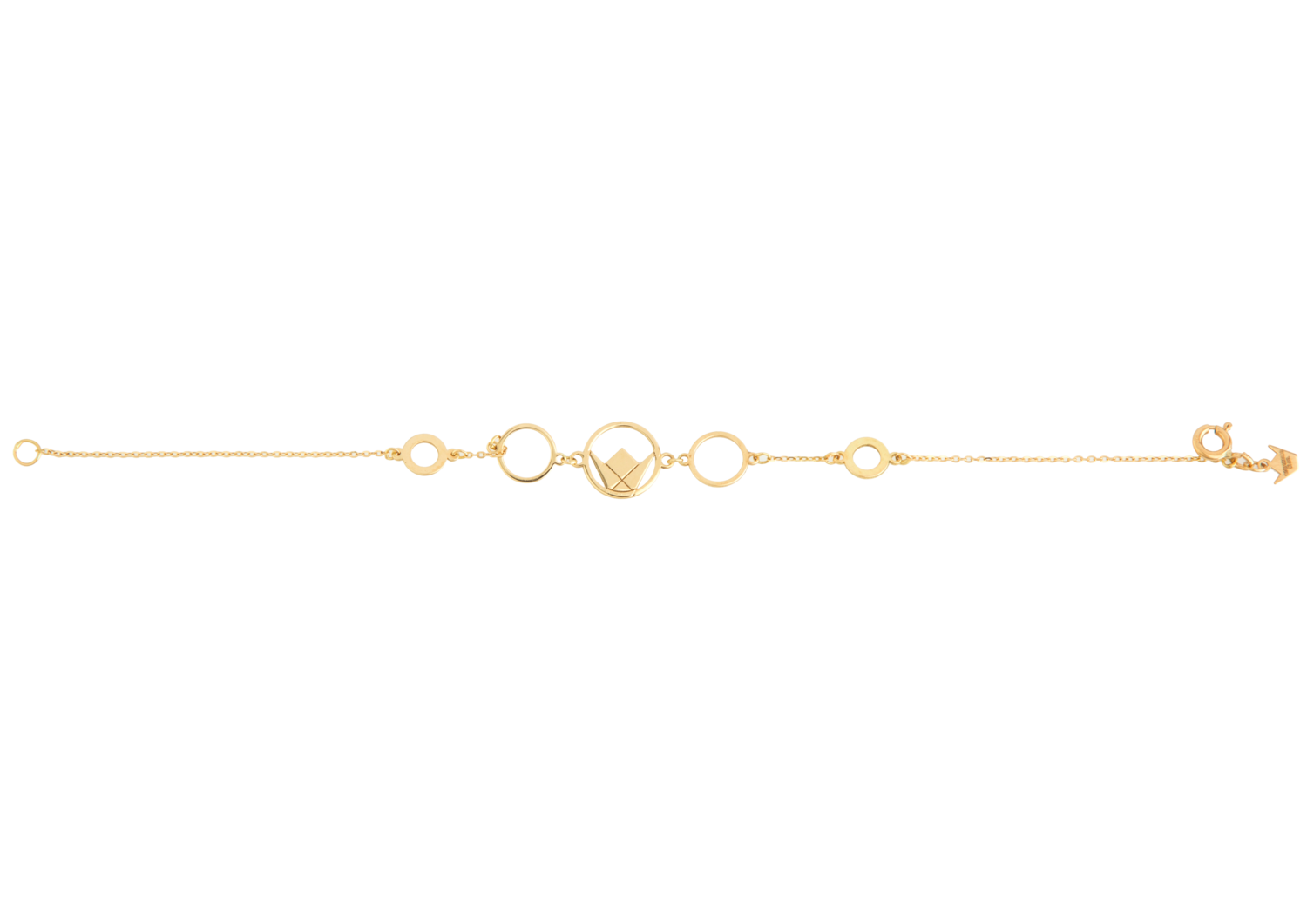 Emblem Gold Bracelet