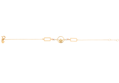 Emblem Gold Bracelet
