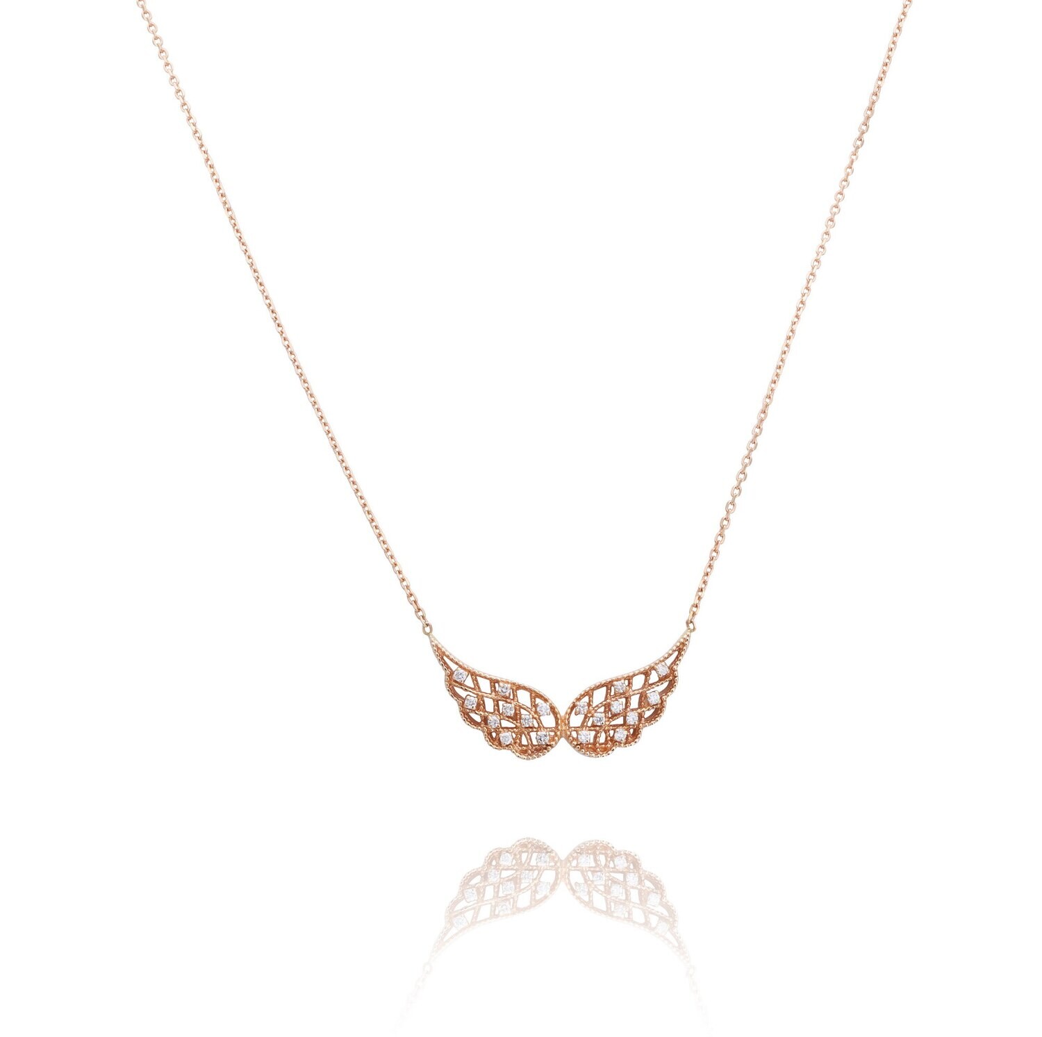 Magical Diamond Wings Necklace