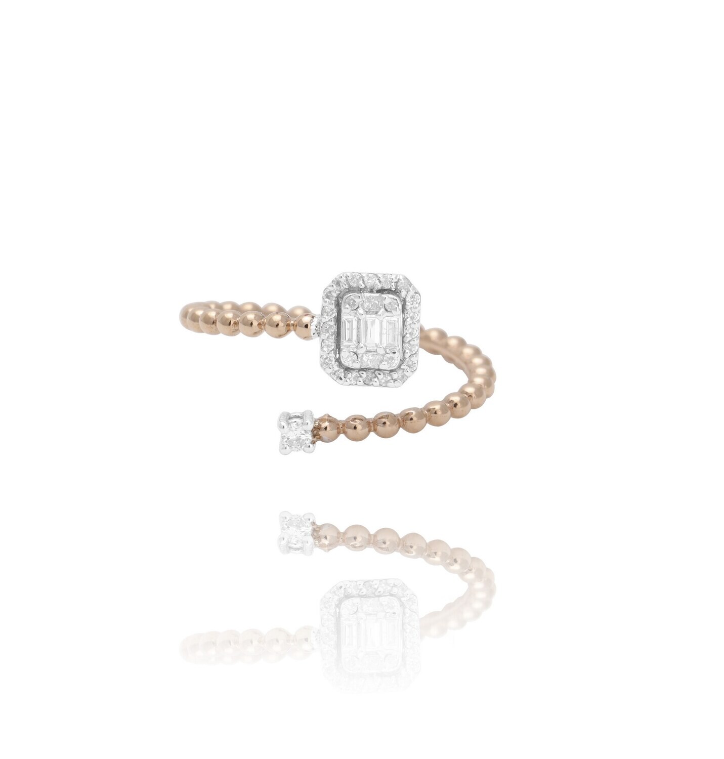 Eternal Diamond Ring with Princess and Baguette Diamond