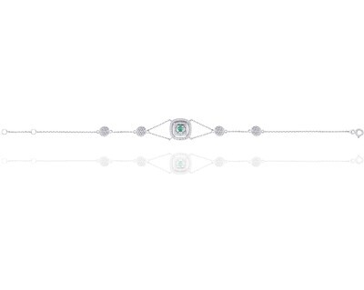 Eternal Diamond Bracelet with Emerald Eternal Diamond Bracelet with Emerald
