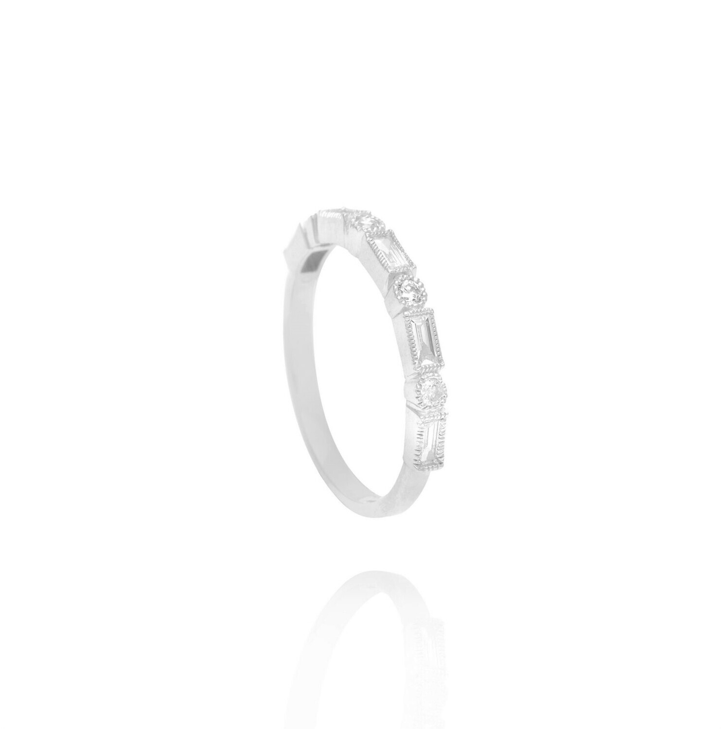 Eternal Diamond Ring with Baguette Diamond