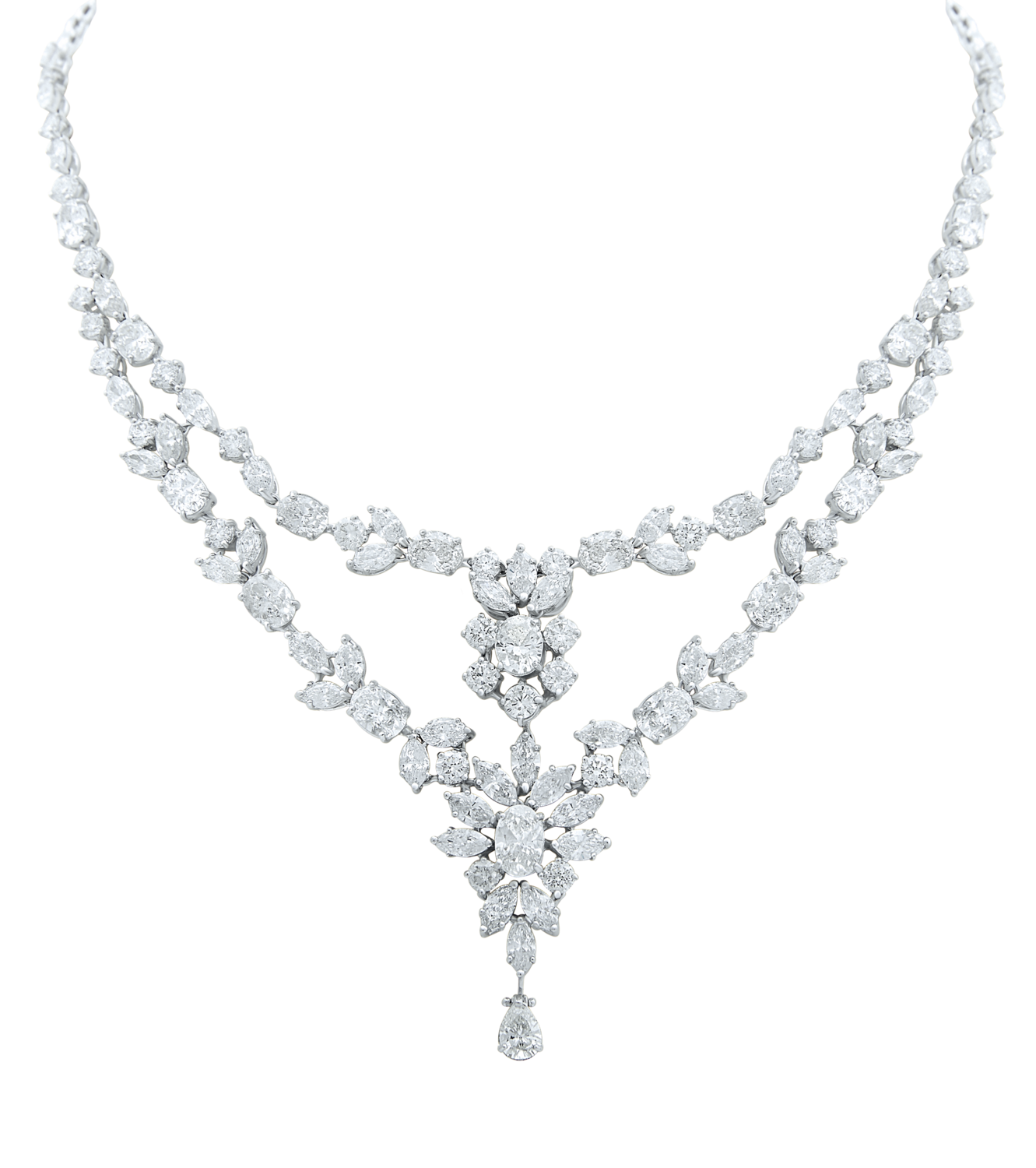 Eternal Diamond Necklace with fancy-cut diamond
