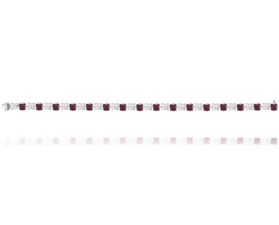 Eternal Diamond Bracelet with Ruby Eternal Diamond Bracelet with Ruby