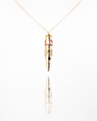 Vetements on sale bullet necklace