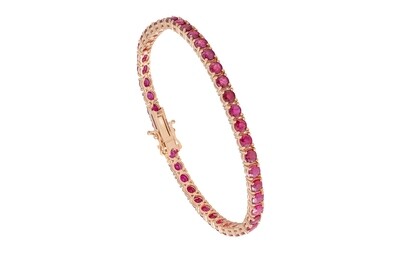 Eternal Tennis Bracelet with Ruby Eternal Tennis Bracelet with Ruby