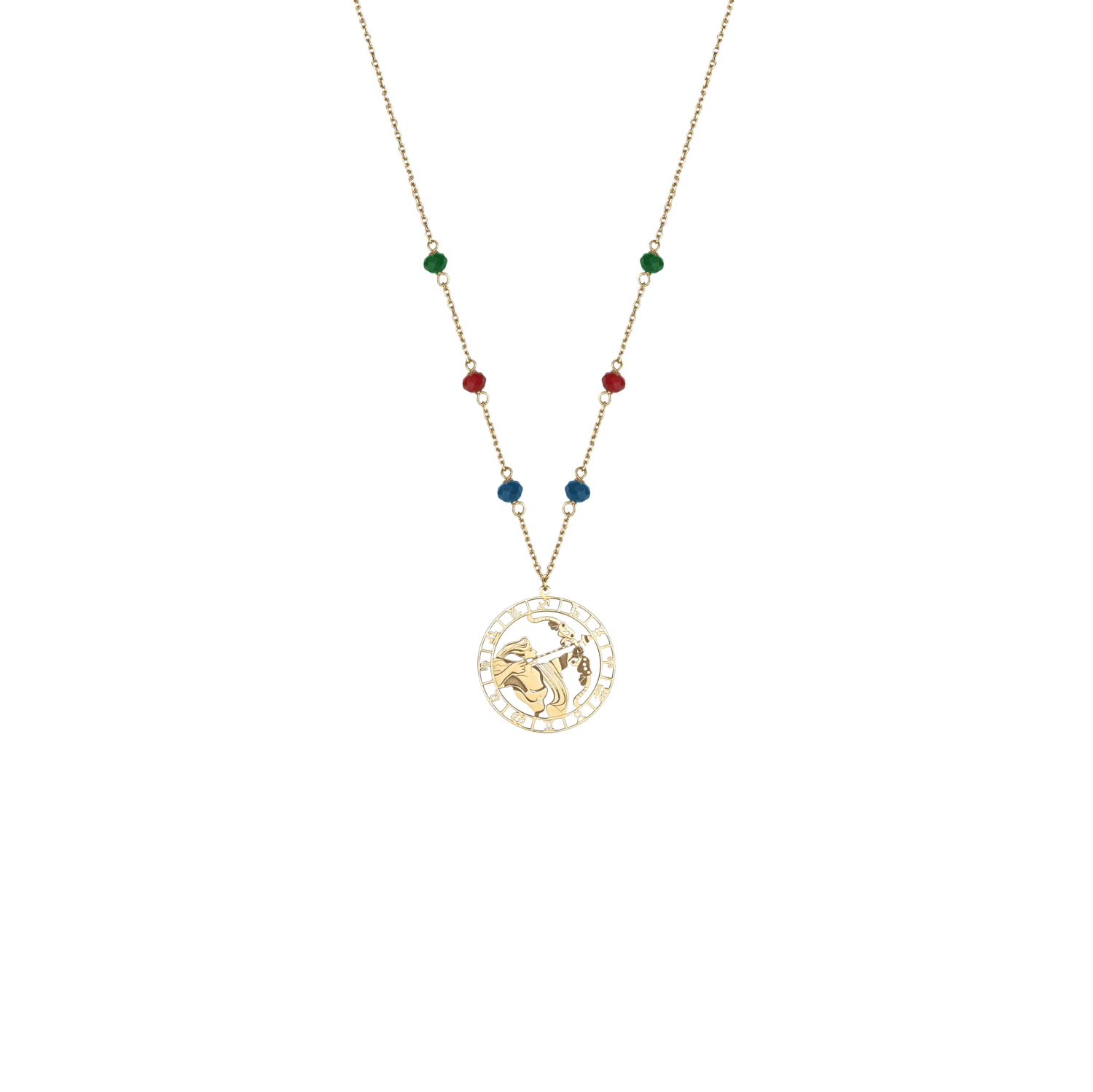 Zodiac Gold Necklace Sagittarius