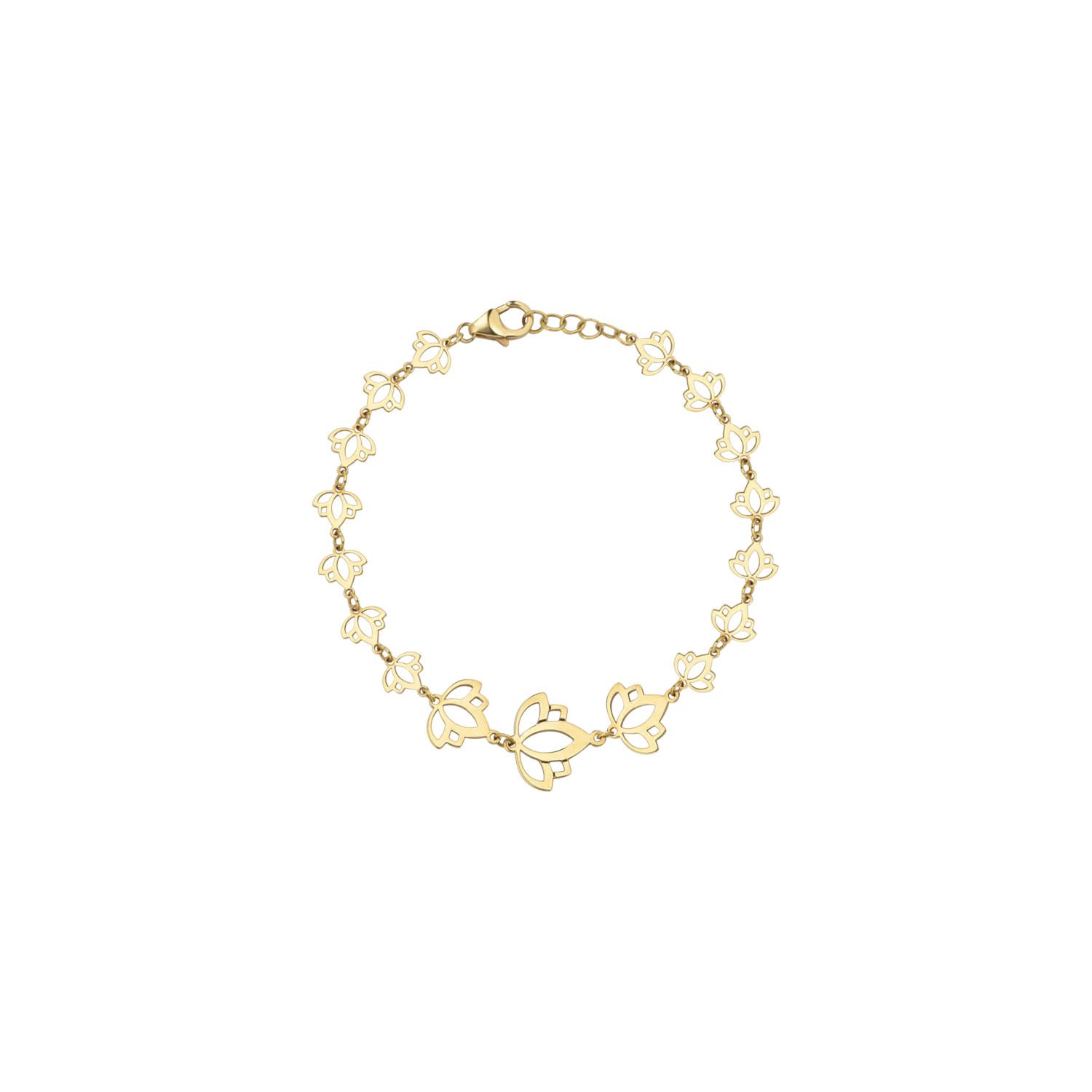 Lotus Gold Bracelet