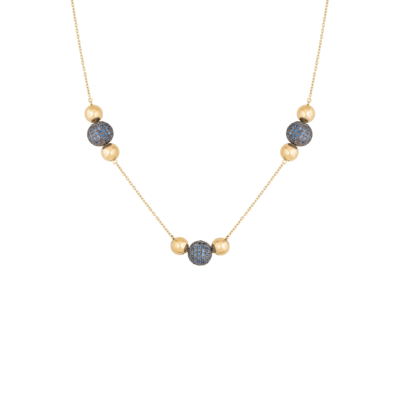 Les Boules Enchantées Necklace with Blue Sapphire
