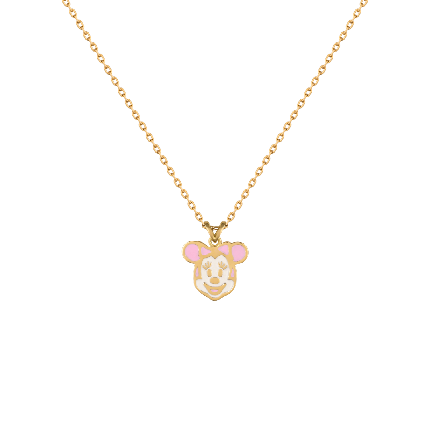 Kids Gold Necklace with Enamel
