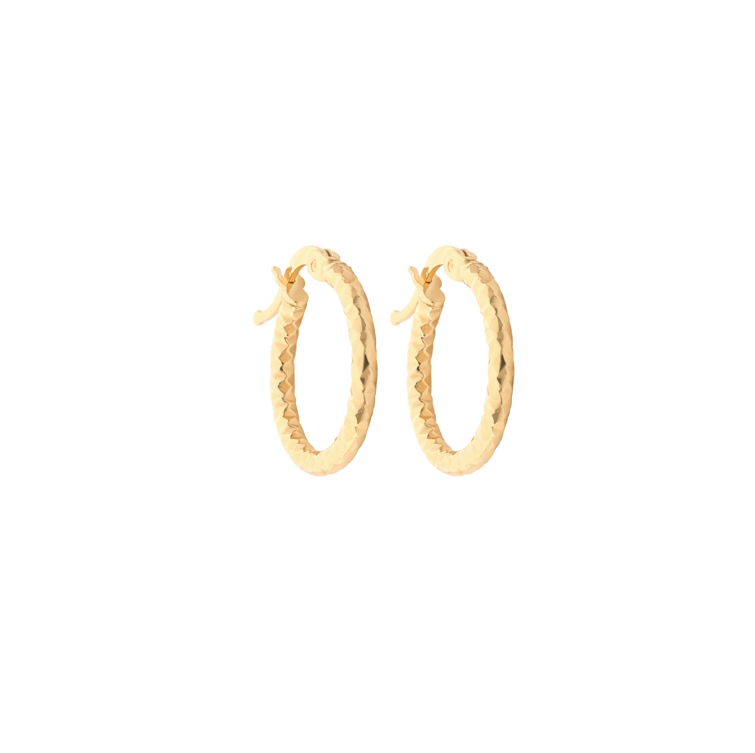 Gold Hoops Online Jewelery Store In Lebanon Zoughaib & Co Jewelery