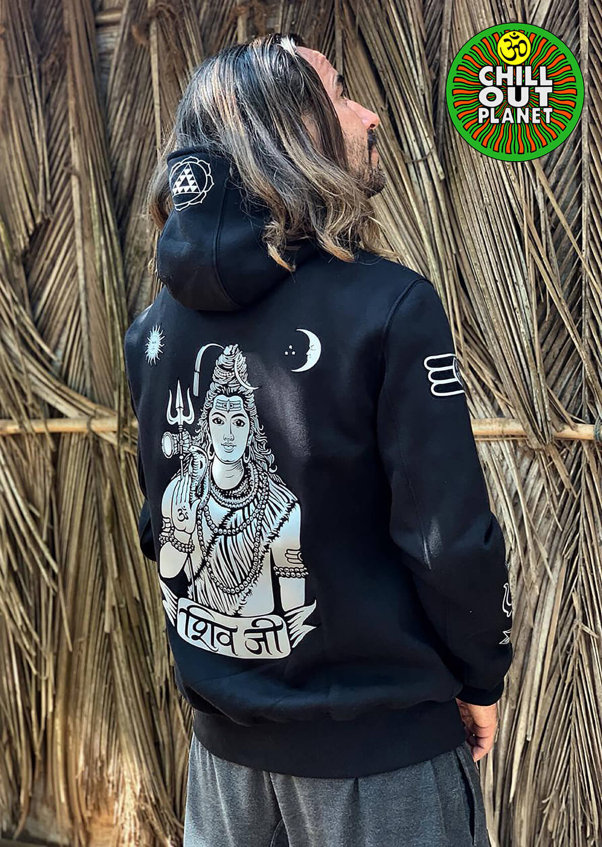 今季一番 PLANET BLUE ISLAND 総柄 ベロア ハイビスカス パーカー 古着