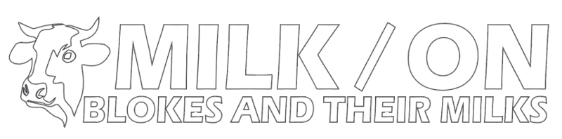 Milk On Vinyl Sticker (White)
