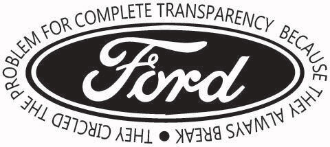 FORD JOKE Sticker