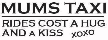 MUMS TAXI Sticker