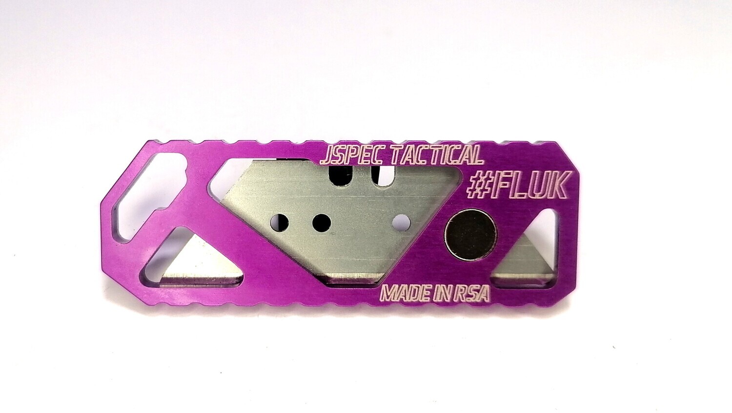 Violet FLUK Frame Lock Utility Knife