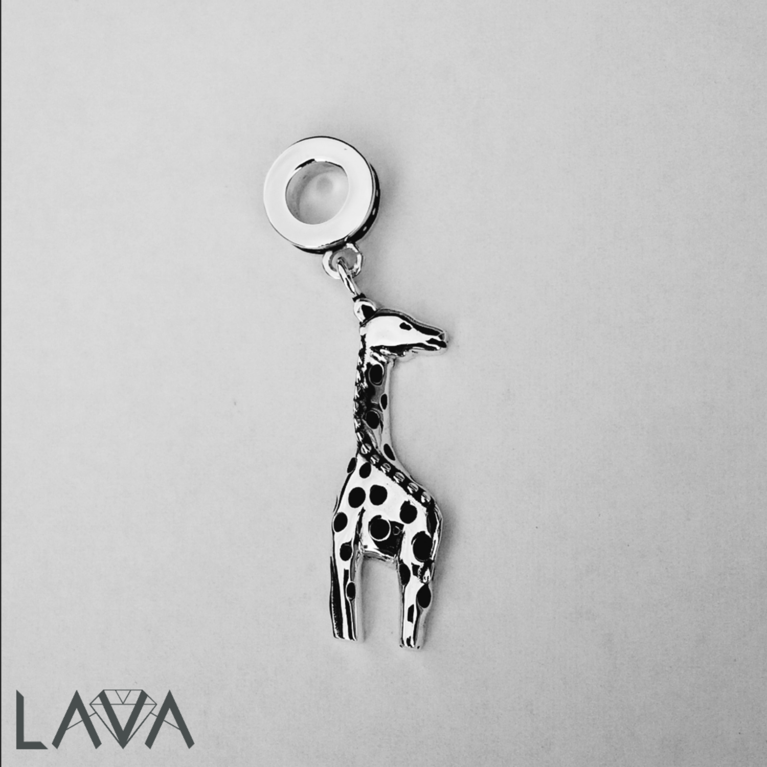 Giraffe charm for troll bracelet (free shipping)