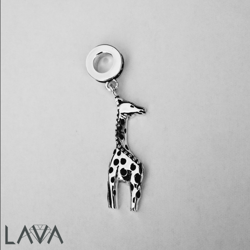 Giraffe charm for troll bracelet (free shipping)