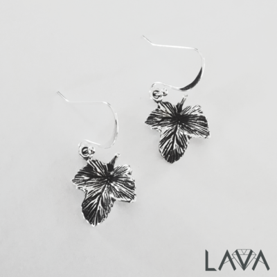 Ivy leaf earrings (free shipping)