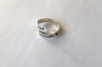 I am enough ring (free shipping)