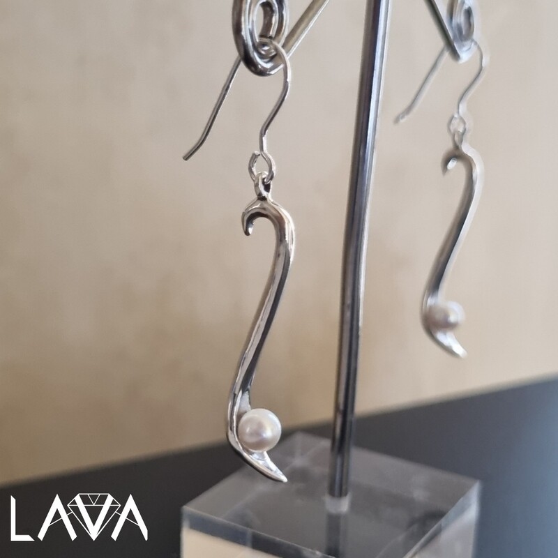 Pearl earrings