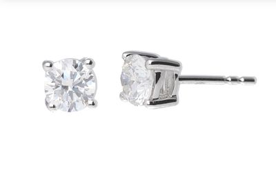 9k White Gold Diamond Stud Earrings (1.00ct)