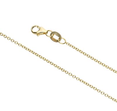 9k Gold Anchor Chain (1.3mm)  42cm