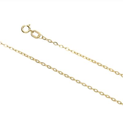 9k Gold Hollow Link Chain (1.5mm)  45cm