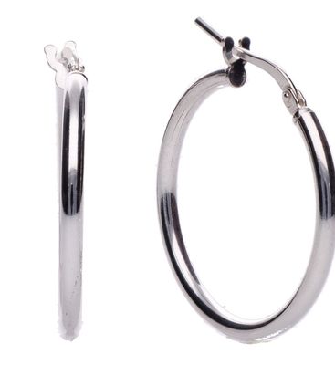 Sterling Silver Hoop Earring (20mm)